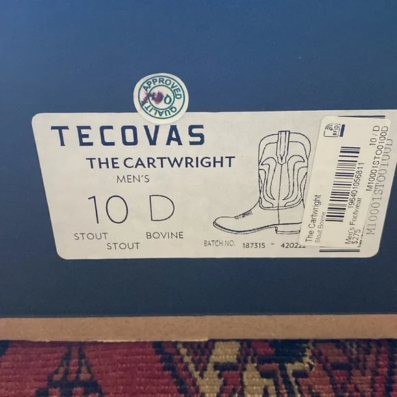 Tecovas Dark Brown Western Boots - Picture 2 of 5